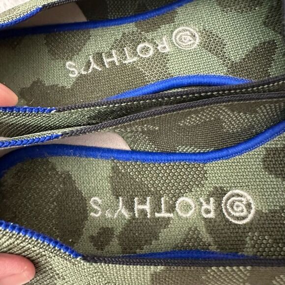 Rothy’s The Loafer in Camouflage Green Comfy Slip On Sustainable sz 9.5‎ - Picture 4 of 8